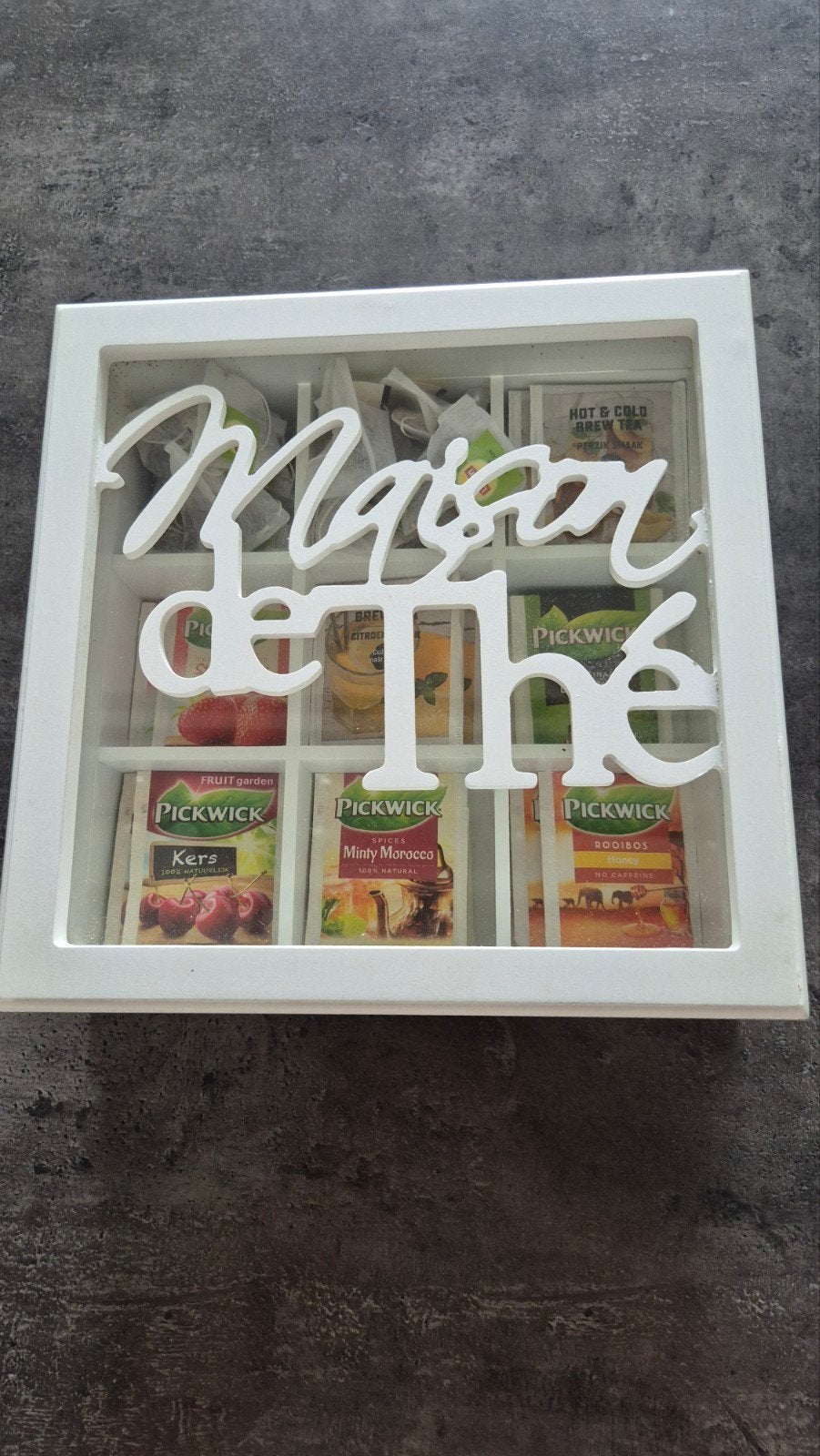 Riviera Maison Theebox, Ophalen of Verzenden, Zo goed als nieuw, Overige materialen, Overige stijlen