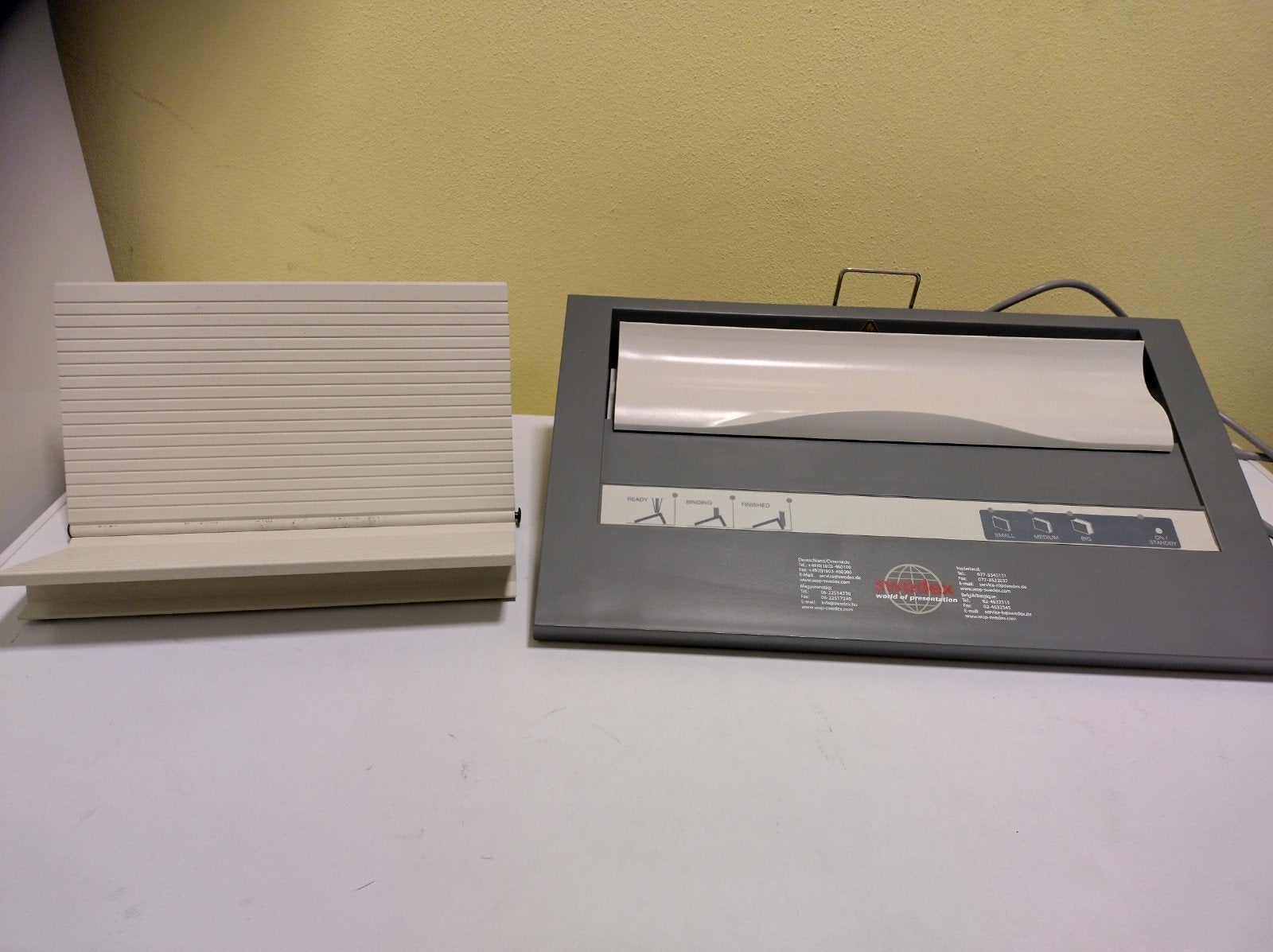 Swedex Masterbind MB700 Thermobindmachine met mappen, Ophalen of Verzenden, Gebruikt