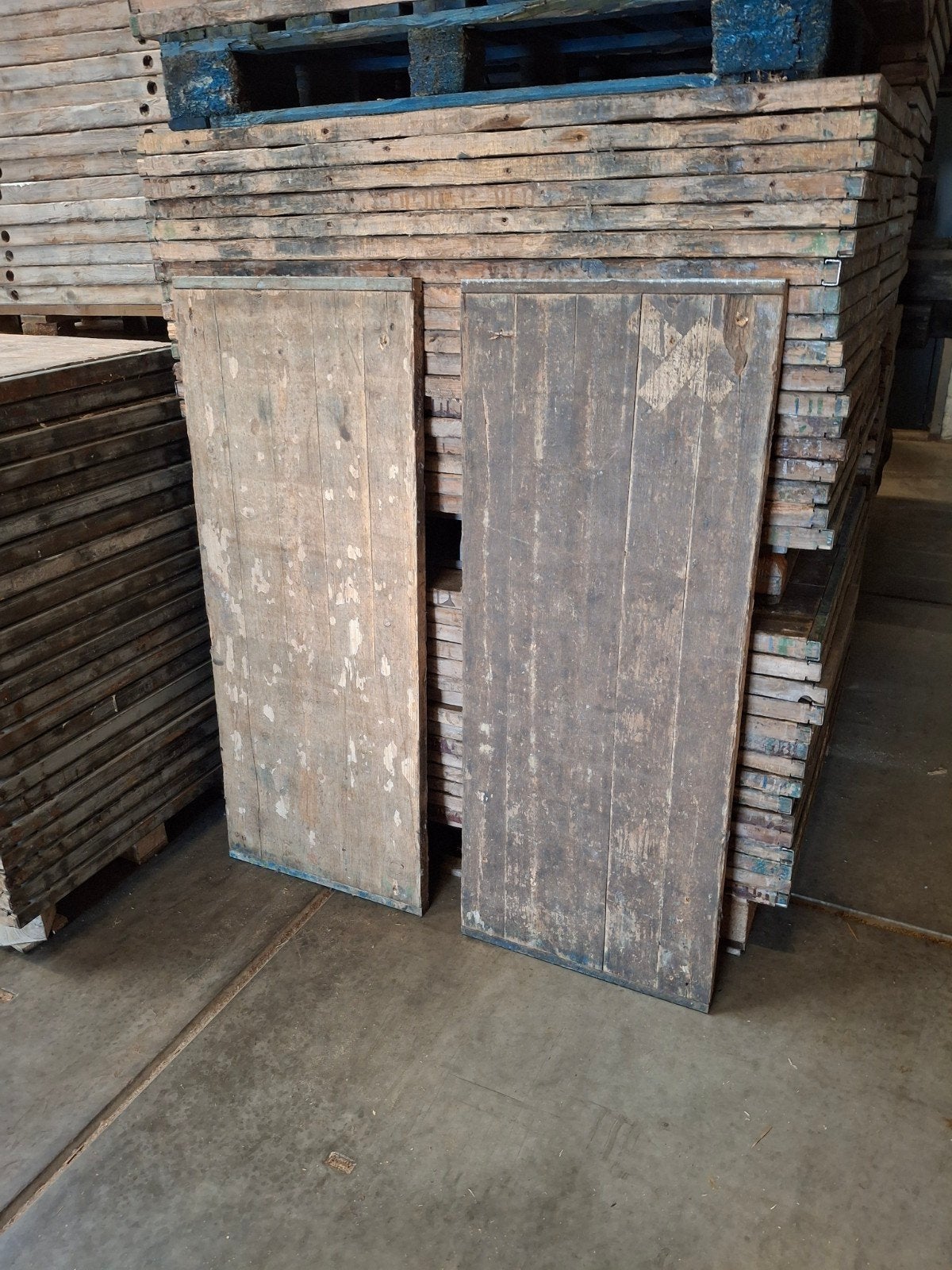 gebruikte grenen steenschotten Schotten, Ophalen, Gebruikt, Hout