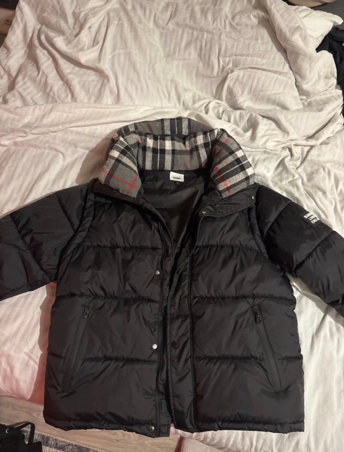 Burberry jas NEW!, Ophalen, Zo goed als nieuw, Maat 52/54 (L), Zwart