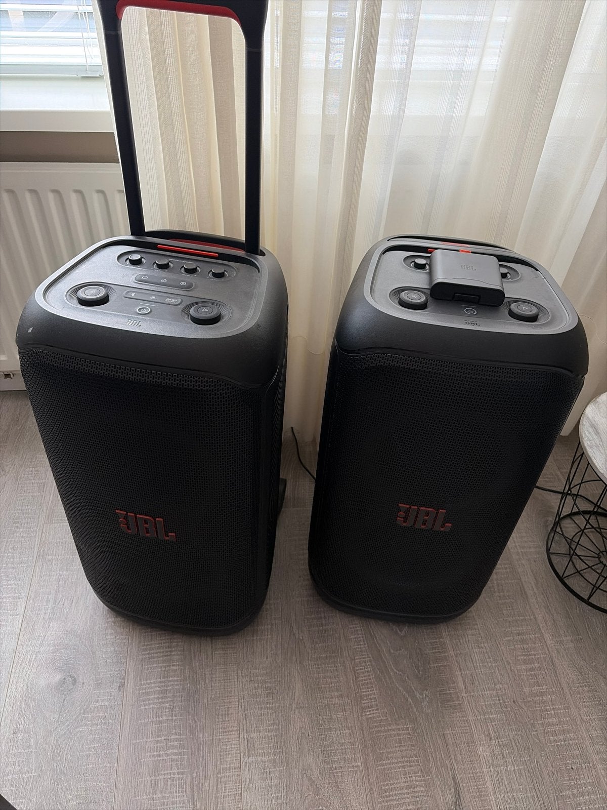 2x JBL Partybox 320 met extra accu en optionele microfoon, Audio, Tv en Foto, Luidsprekers, Ophalen, Gebruikt, JBL, Party speaker