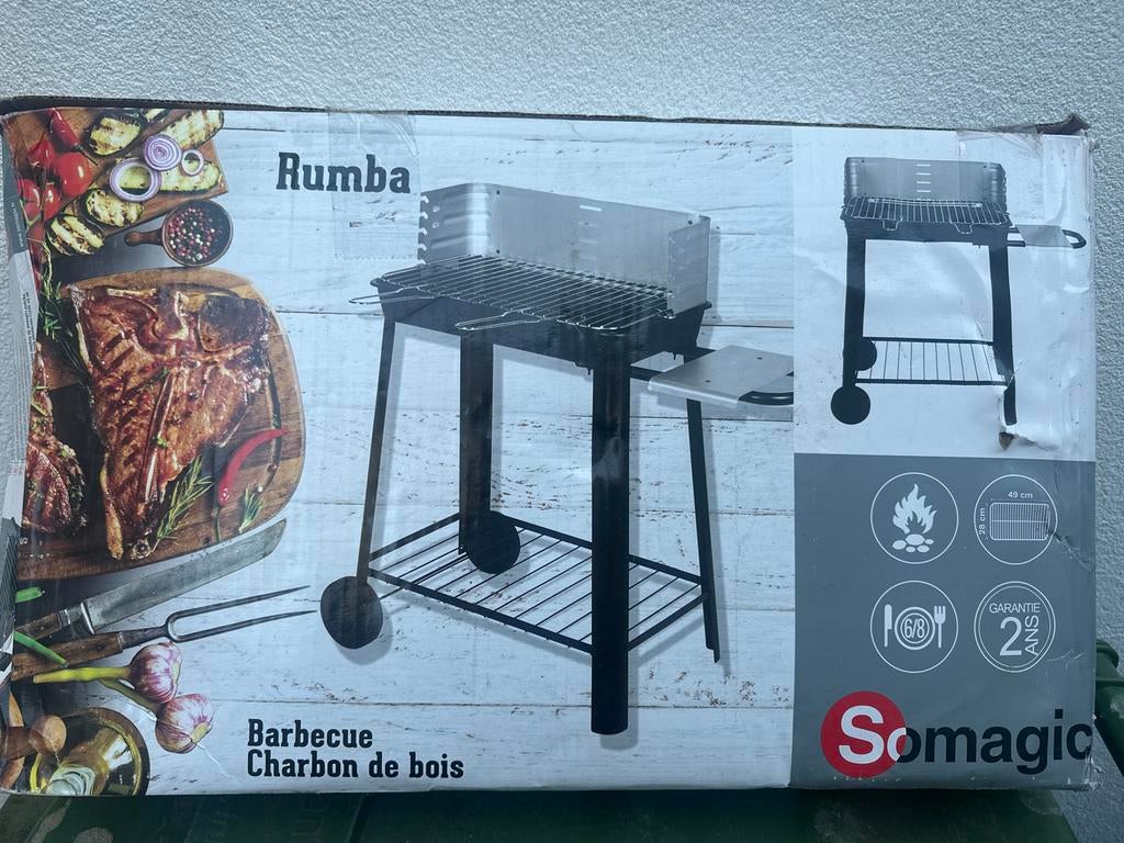 Nieuwe Somagic Rumba BBQ - Houtskoolbarbecue, Ophalen of Verzenden, Nieuw