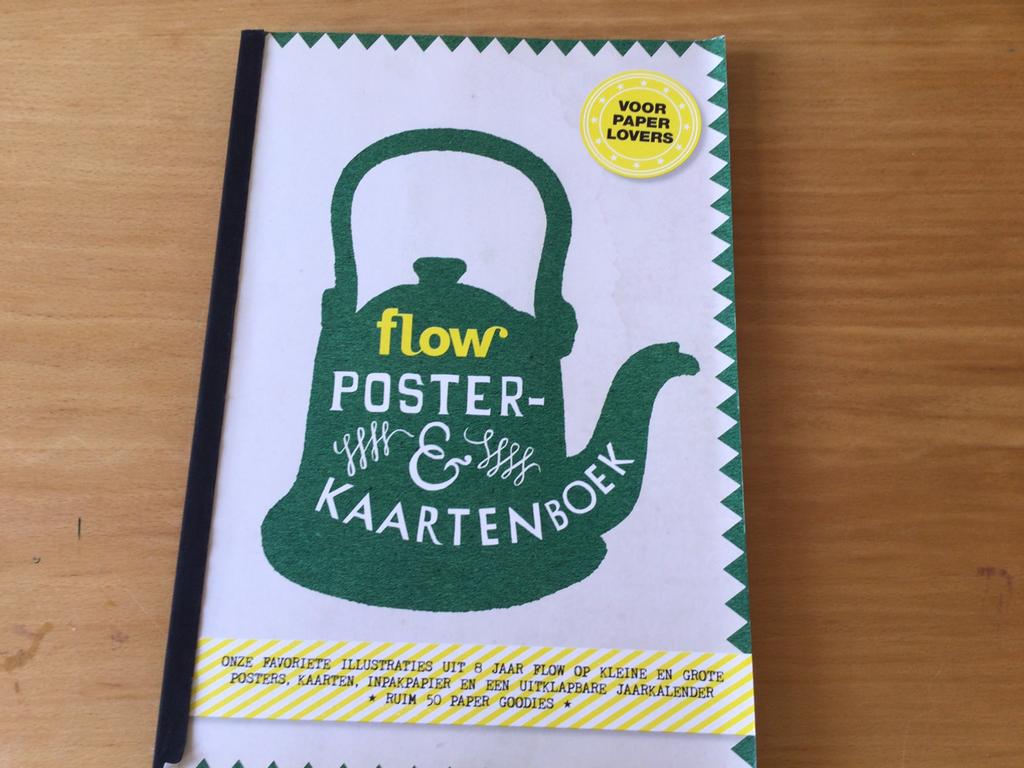 Flow Poster- en kaartenboek, Boeken, Tijdschriften en Kranten, Ophalen of Verzenden, Zo goed als nieuw, Damesbladen