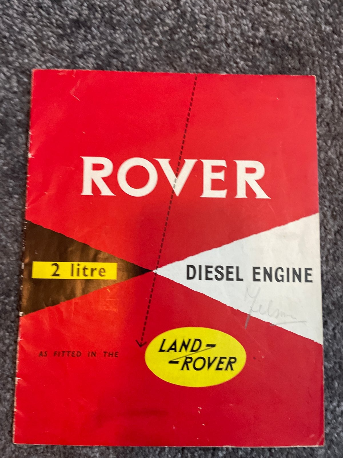 Rover 2 Liter Diesel Motor Land Rover Brochure, Boeken, Ophalen of Verzenden, Gelezen, Overige merken