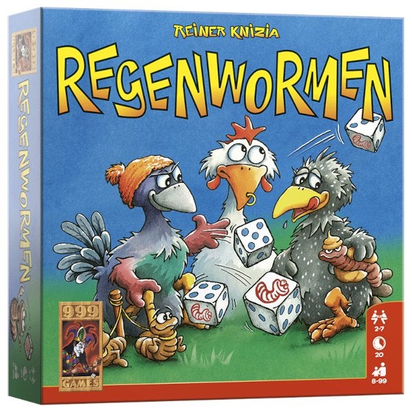Regenwormen 999 Games Kaartspel Nieuw, 999 Games, Nieuw, Ophalen of Verzenden, 999 Games
