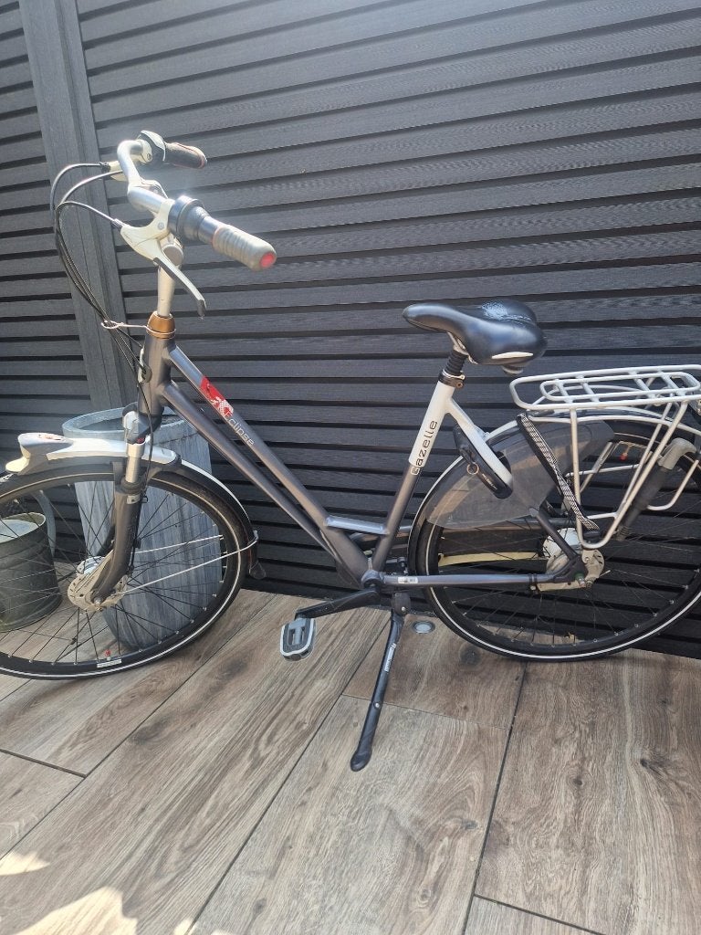 Dames en herenfiets, Ophalen, Versnellingen, Gazelle, Trommelrem