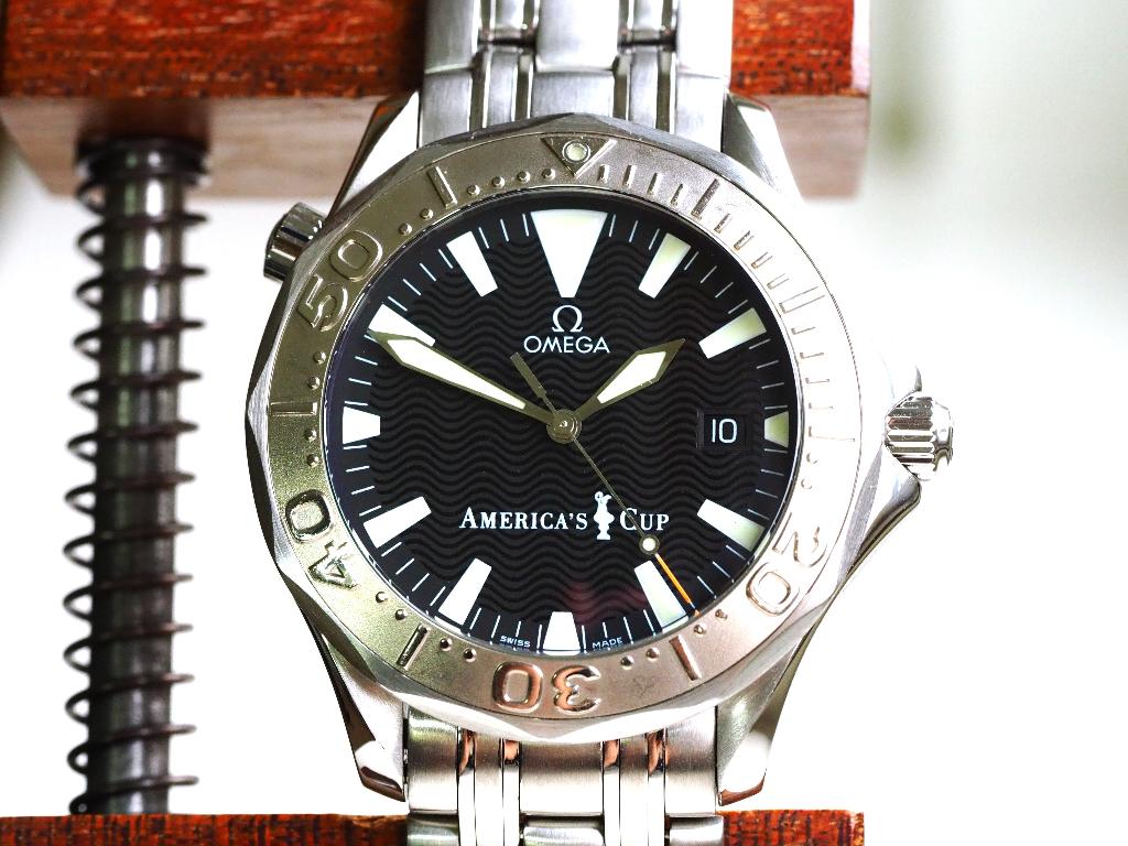 Omega Seamaster Professional 300m America's Cup 2533.50.00, Staal, Staal, Polshorloge, Ophalen of Verzenden