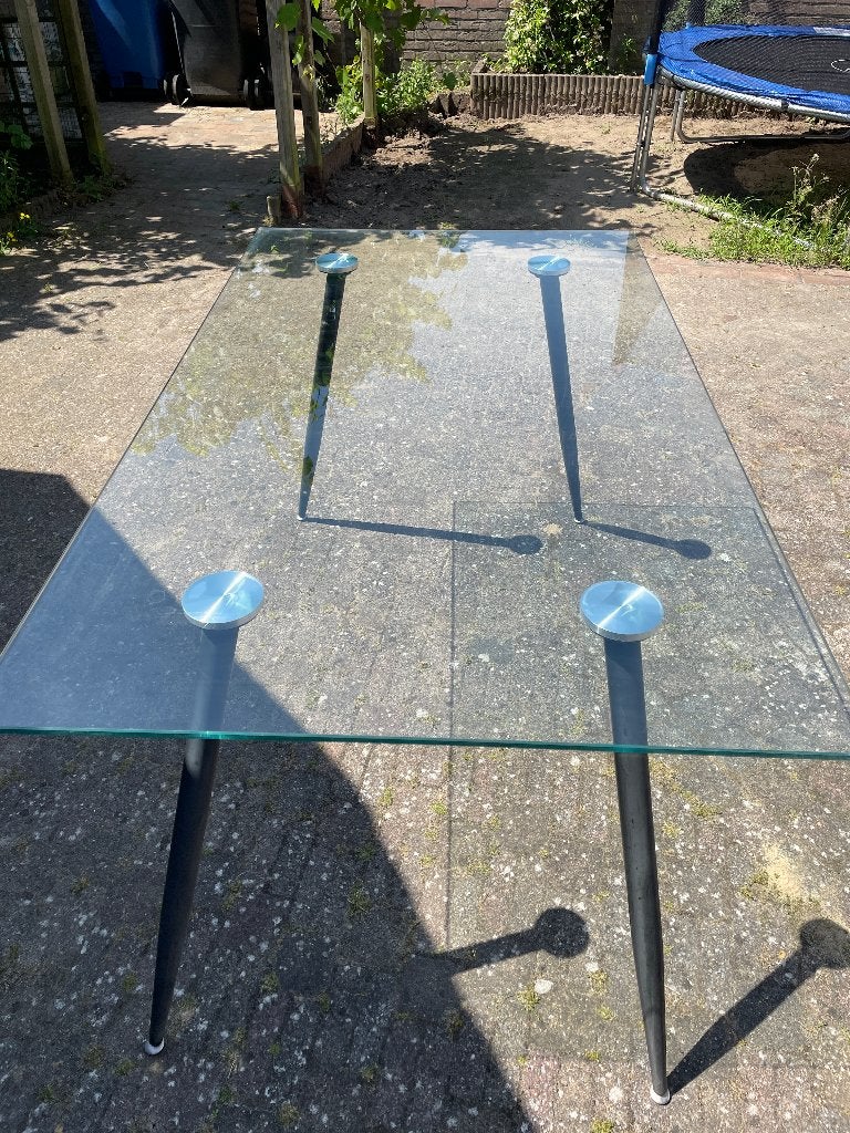 free to take glass table, Ophalen, 50 – 75, Gebruikt, 50 tot 100 cm