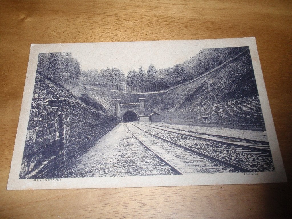Spoorlijn Altenbeken Tunnel Duitsland, Verzamelen, Ansichtkaarten | Buitenland, Verzenden, 1920 tot 1940, Ongelopen, Duitsland