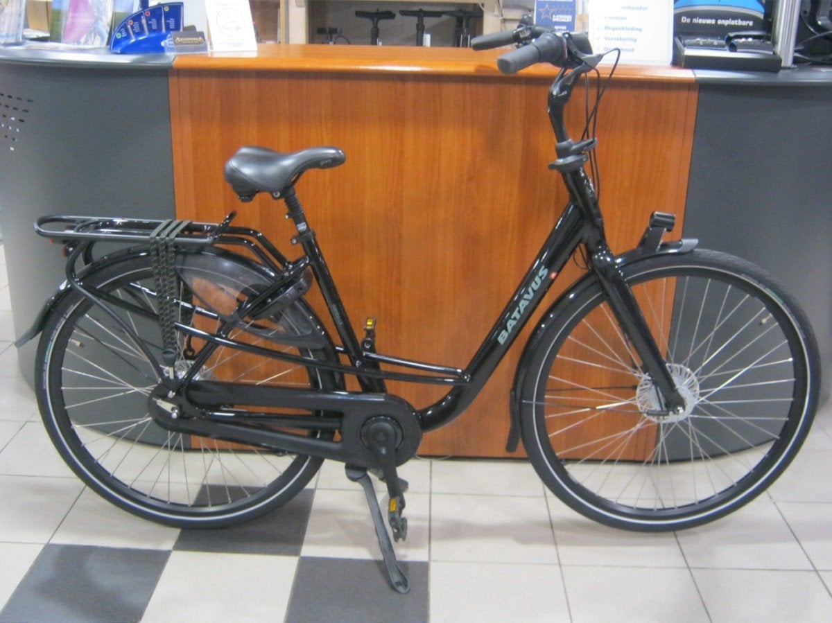 Batavus Mambo Deluxe Dames Zwart Glans 48cm, Fietsen en Brommers, Fietsen | Dames | Damesfietsen, Ophalen, Gebruikt, -, 47 tot 50 cm