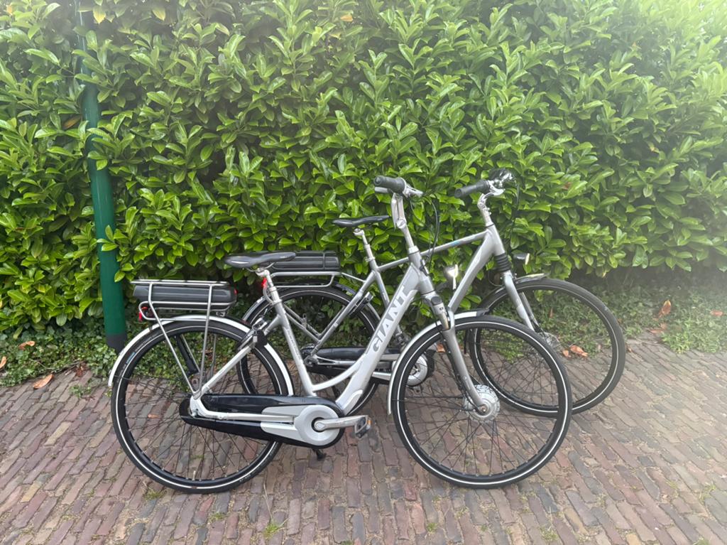 Set Giant Elektrische Fietsen Heren & Dames ook BrengService, Ophalen, Giant, Zo goed als nieuw, 51 tot 55 cm