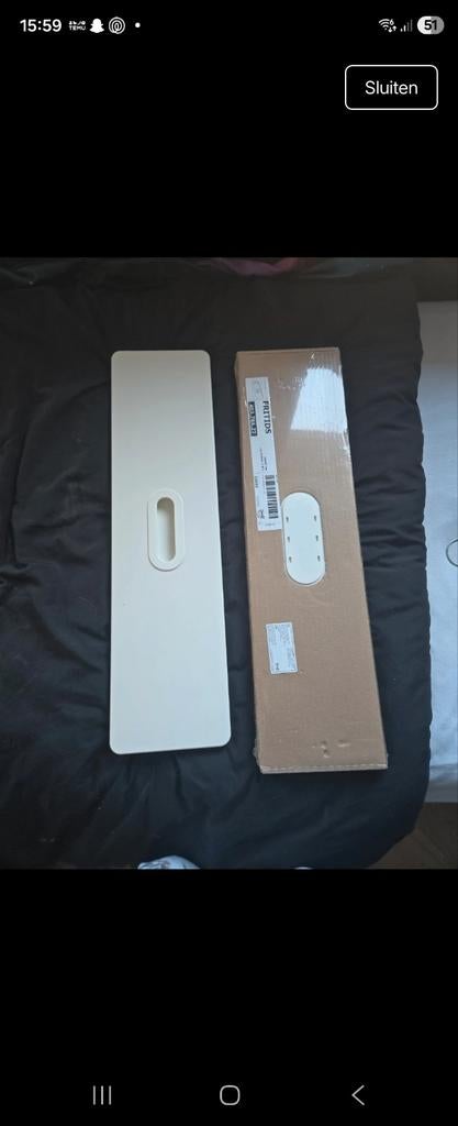 2x IKEA STUVA lade panelen wit, Ophalen of Verzenden, Zo goed als nieuw, Minder dan 25 cm, Minder dan 100 cm