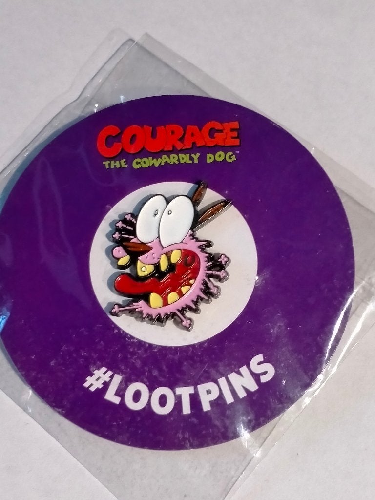 Lootpins Courage the Cowardly Dog log pin Loot pins, Ophalen of Verzenden, Zo goed als nieuw