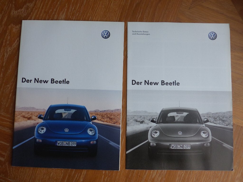 Volkswagen Beetle brochureset 2003, Verzenden, Zo goed als nieuw, Volkswagen