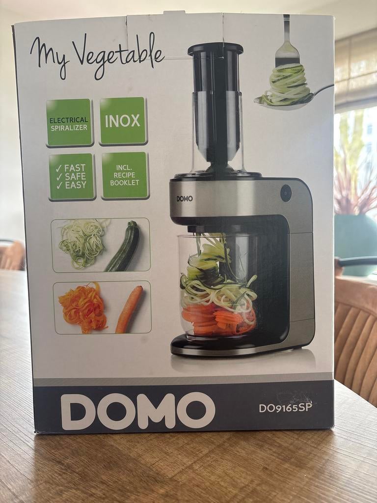 Domo My Vegetable elektrische spiraalsnijder DO9165SP, Ophalen, Zo goed als nieuw