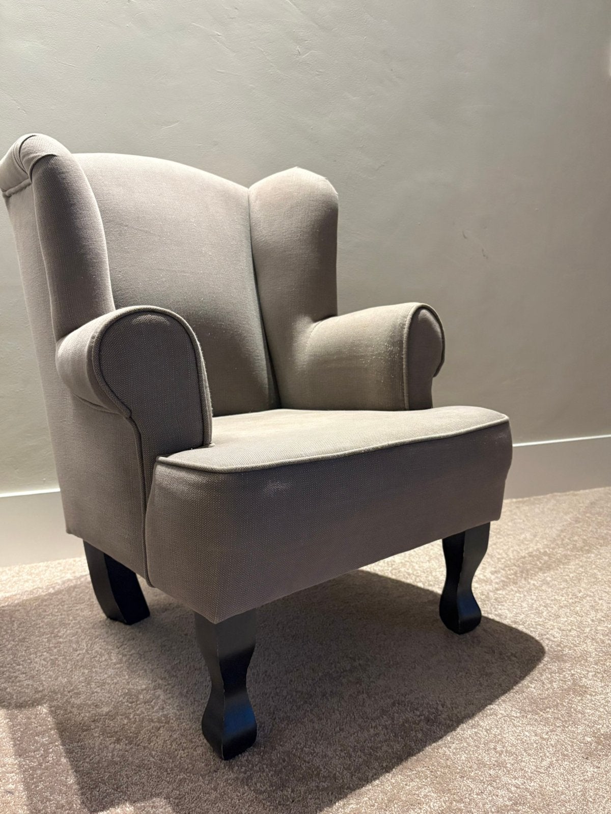 Kinder fauteuil grijs, Kinderen en Baby's, Kinderkamer | Tafels en Stoelen, Ophalen, Gebruikt, Stoel(en)