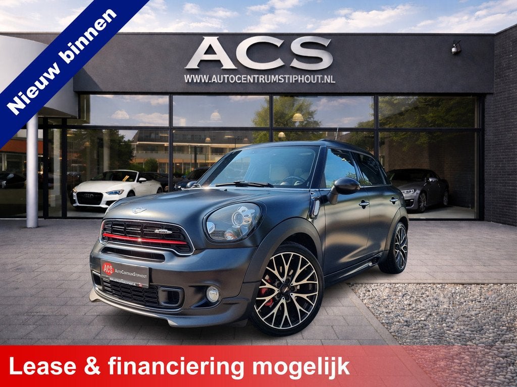 MINI Countryman 1.6 John Cooper Works ALL4 | Orgineel Matzwa, Auto's, Mini, Gebruikt, Zwart, Vierwielaandrijving, 1405 kg