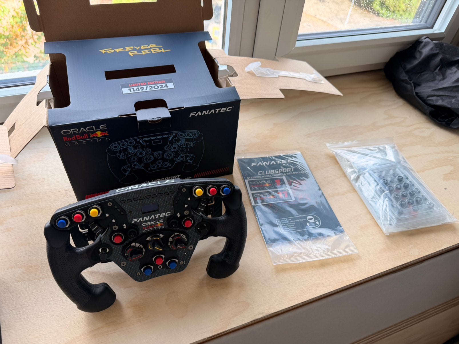 CLUBSPORT STEERING WHEEL FORMULA ORACLE RED BULL RACING 2024, Ophalen, Zo goed als nieuw