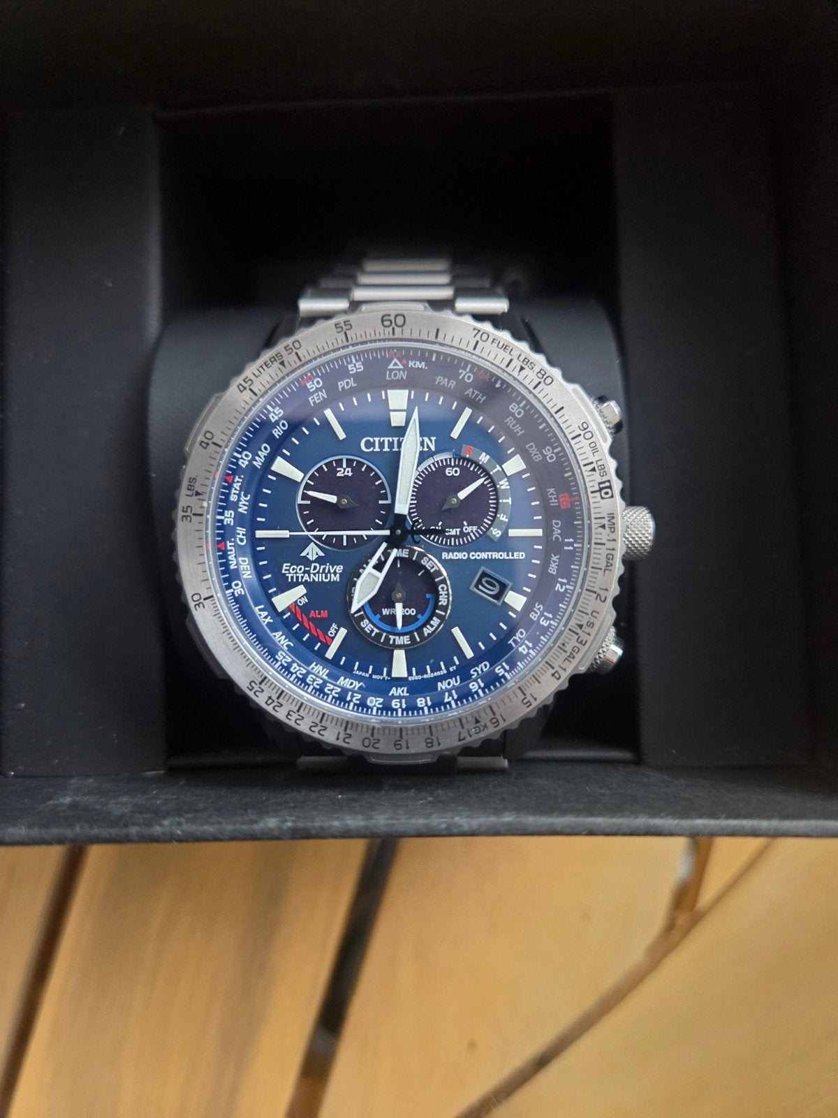 Citizen CB5010-81L Promaster Sky Radio Controlled Horloge, Overige materialen, Overige materialen, Ophalen of Verzenden, Zo goed als nieuw