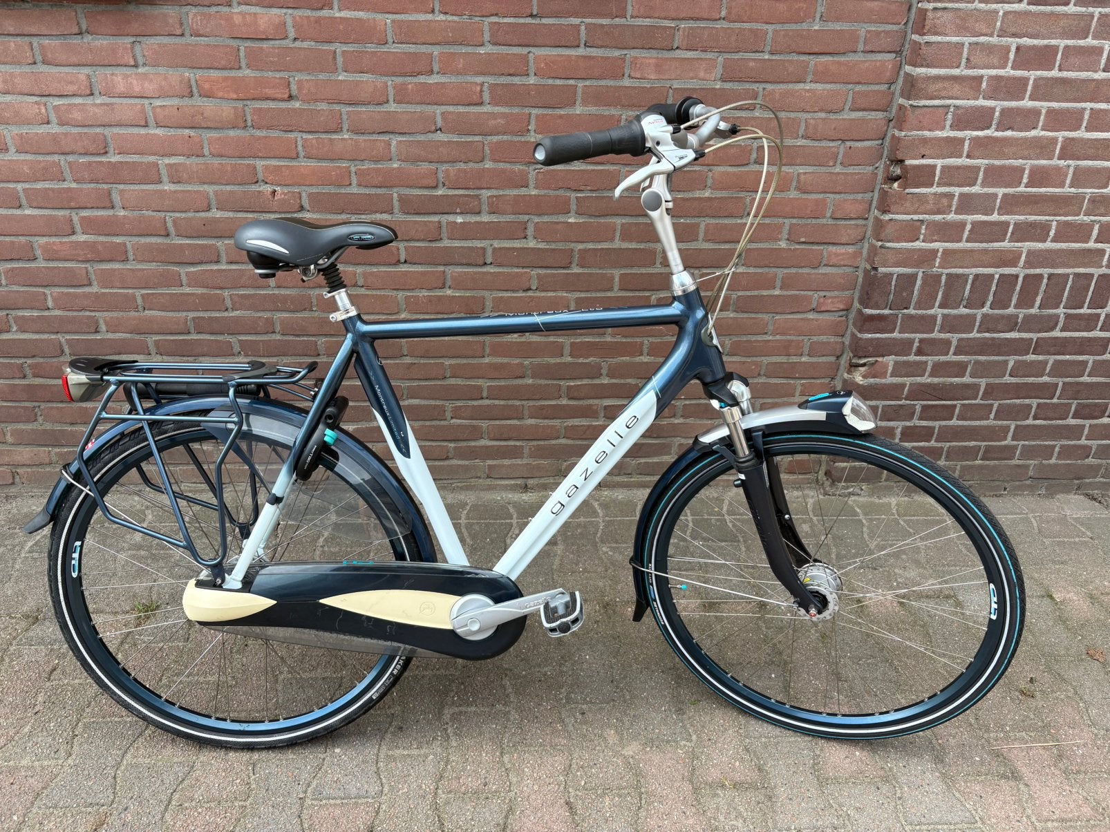 Zeer mooie en goeie Gazelle Montreux herenfiets 61cm 8versn, Versnellingen, Ophalen of Verzenden, Zo goed als nieuw, 61 tot 65 cm