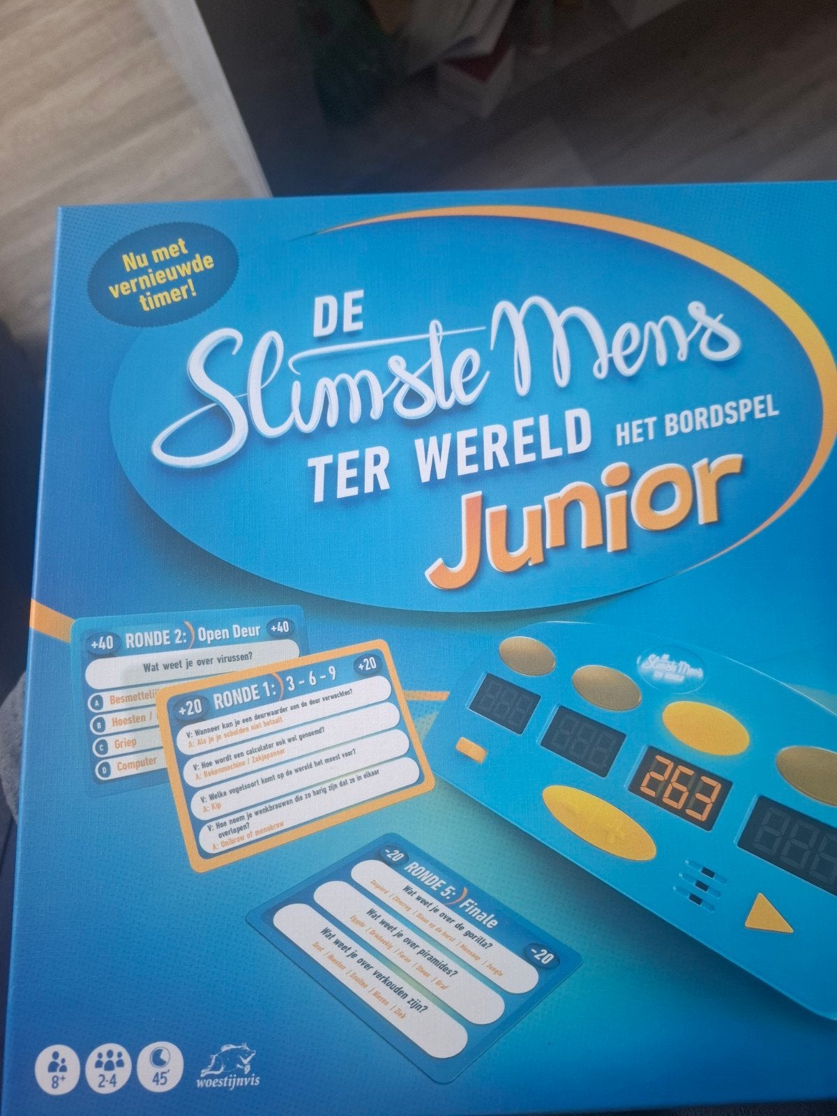 De slimste mens ter wereld junior, Hobby en Vrije tijd, Gezelschapsspellen | Overige, Ophalen of Verzenden