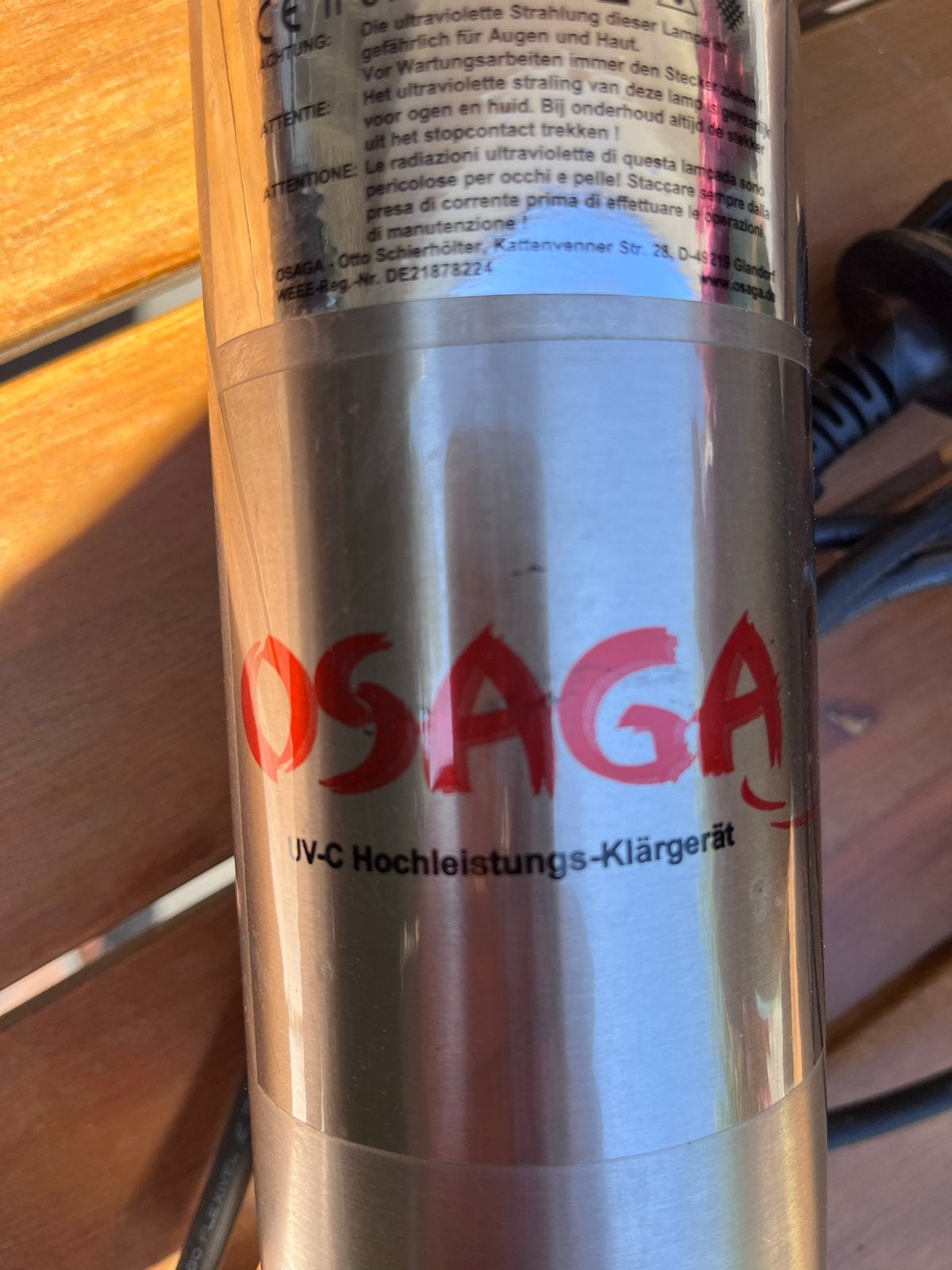 OSAGA UVC-55 Vijverfilter met 2 nieuwe Philips lampen, Ophalen, Gebruikt