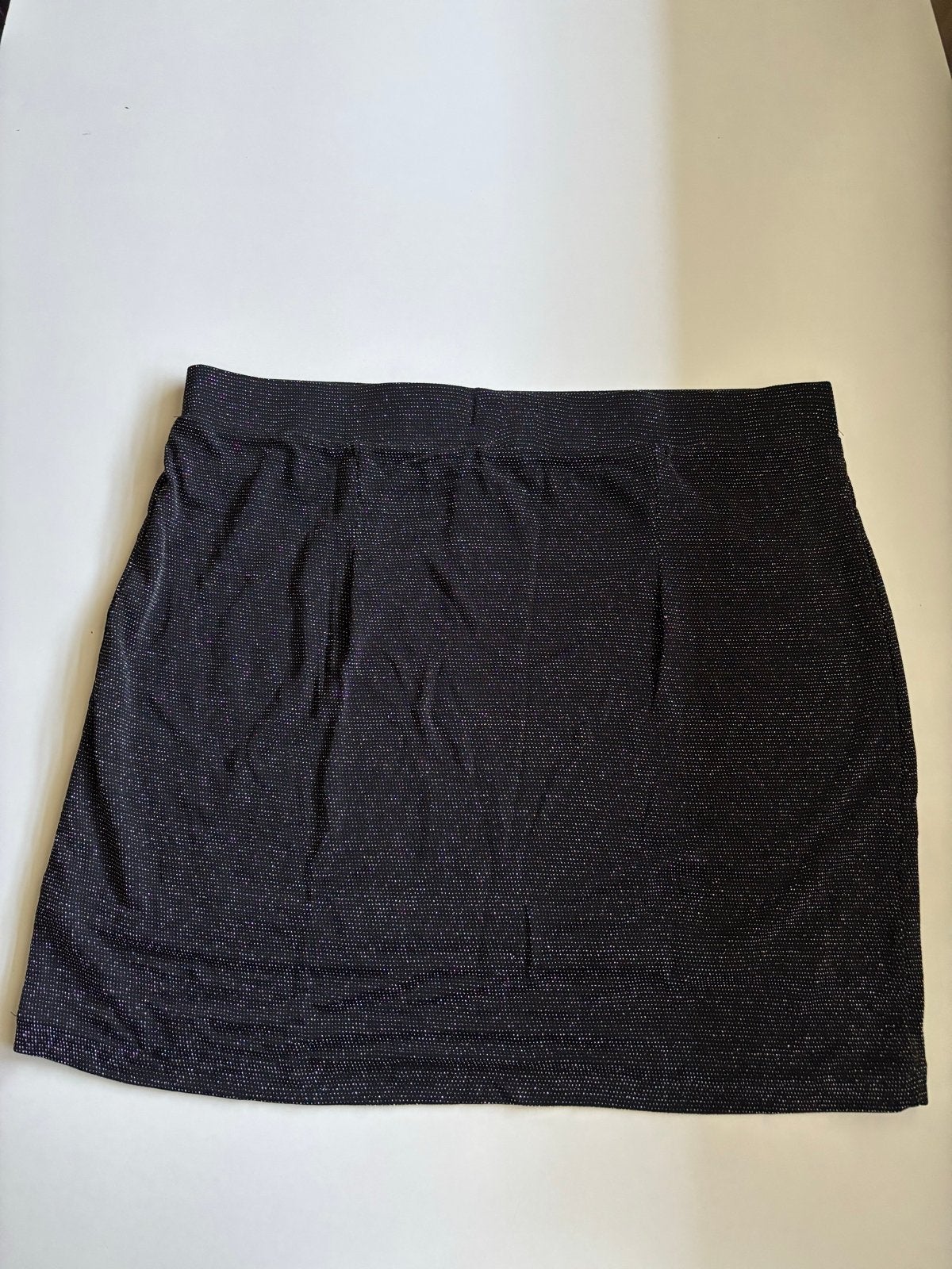 UP2FASHION Glitterrok - Zwart, Maat L, Kleding | Dames, Zwart, Maat 42/44 (L), Nieuw, Ophalen of Verzenden