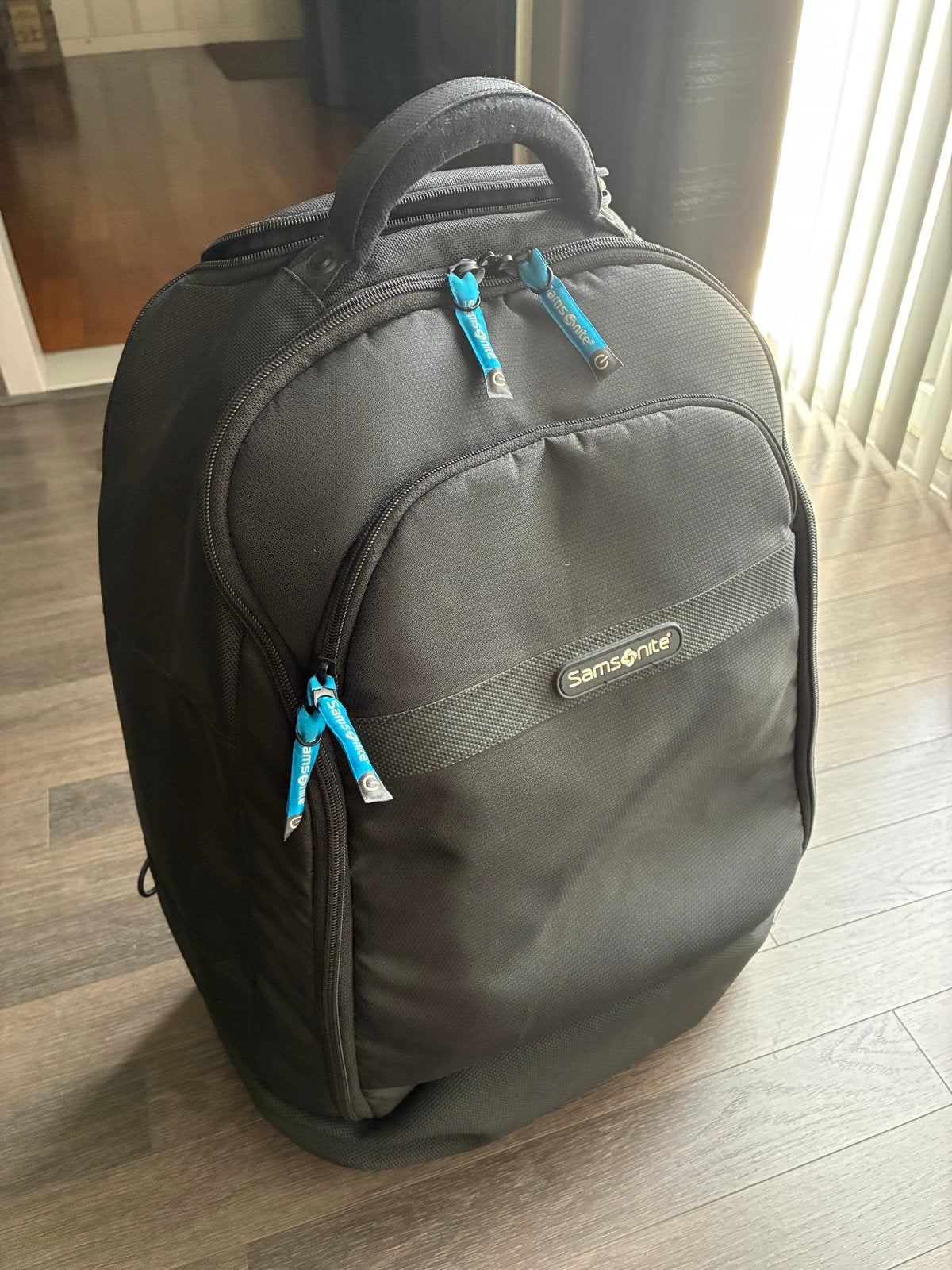 Samsonite Rolkoffer / Rugzak - Zwart, Sieraden, Tassen en Uiterlijk, Tassen | Reistassen en Weekendtassen, Ophalen, 40 tot 60 cm