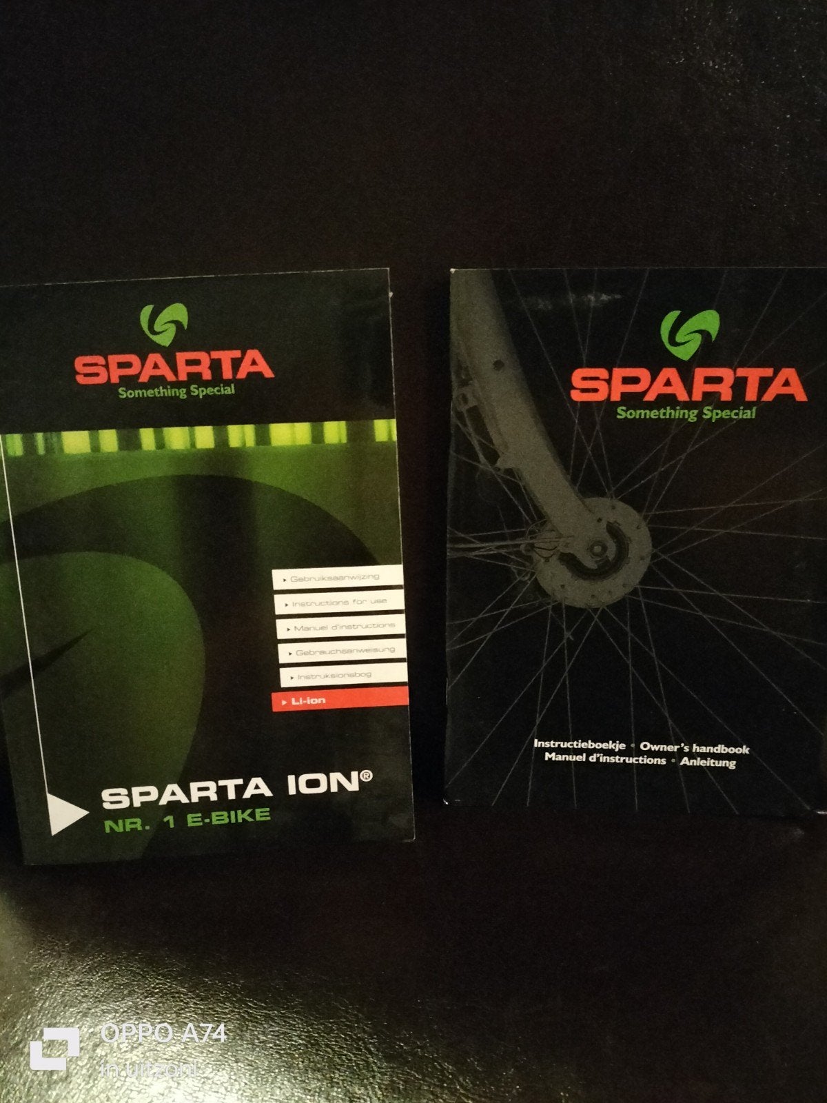 Sparta ION E-Bike Handleidingen (2 stuks), Ophalen of Verzenden, Gebruikt