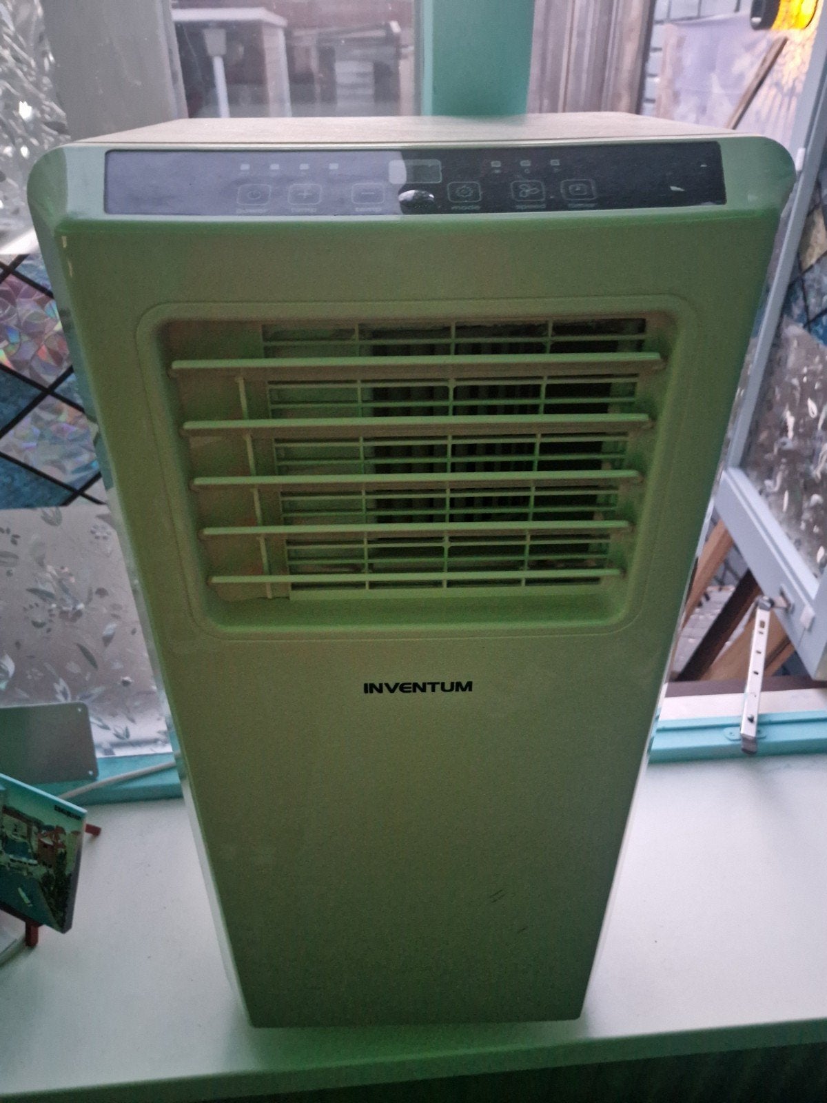 Inventum AC901 Mobiele Airconditioner 9000 BTU - Wit, Ophalen, Gebruikt, 3 snelheden of meer, Afstandsbediening