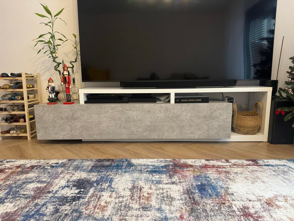 Meubella tv-meubel met lades, Ophalen, Overige materialen, Gebruikt, 150 tot 200 cm