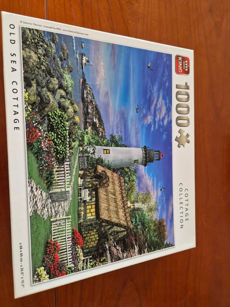 King Legpuzzel 1000 stukjes - Old Sea Cottage, Ophalen of Verzenden
