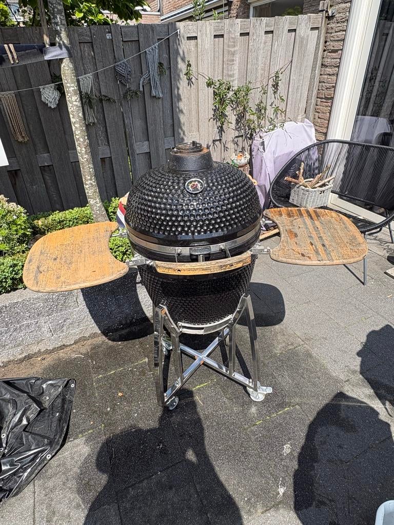 Kamado 21 inch (large) - Keramische BBQ, Tuin en Terras, Houtskoolbarbecues, Ophalen, Gebruikt