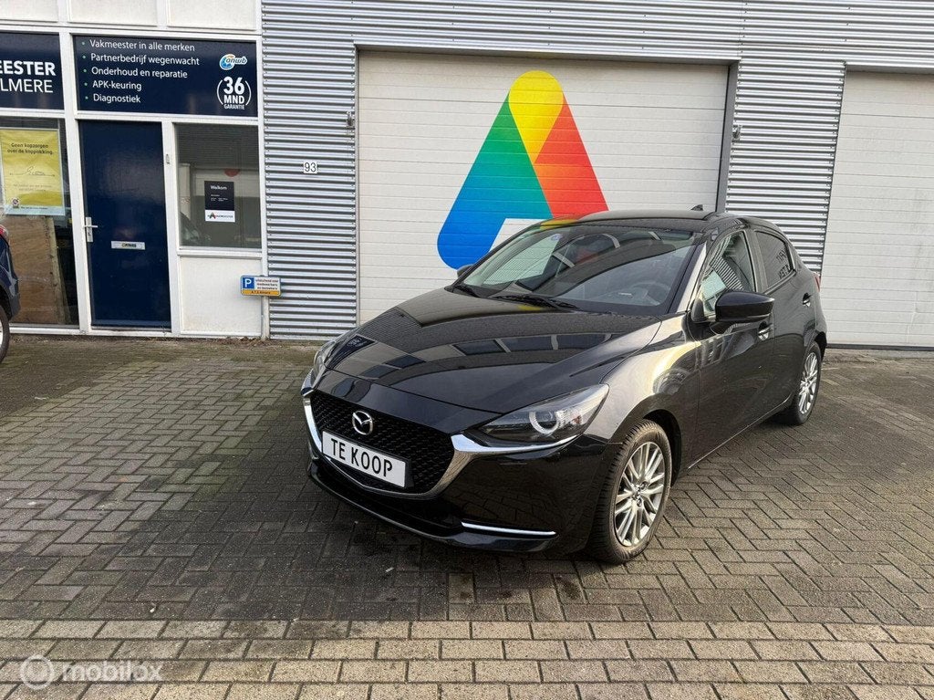 Mazda 2 1.5 Skyactiv-G Luxury mild hybrid, Auto's, Voorwielaandrijving, Euro 6, 4 cilinders, Zwart