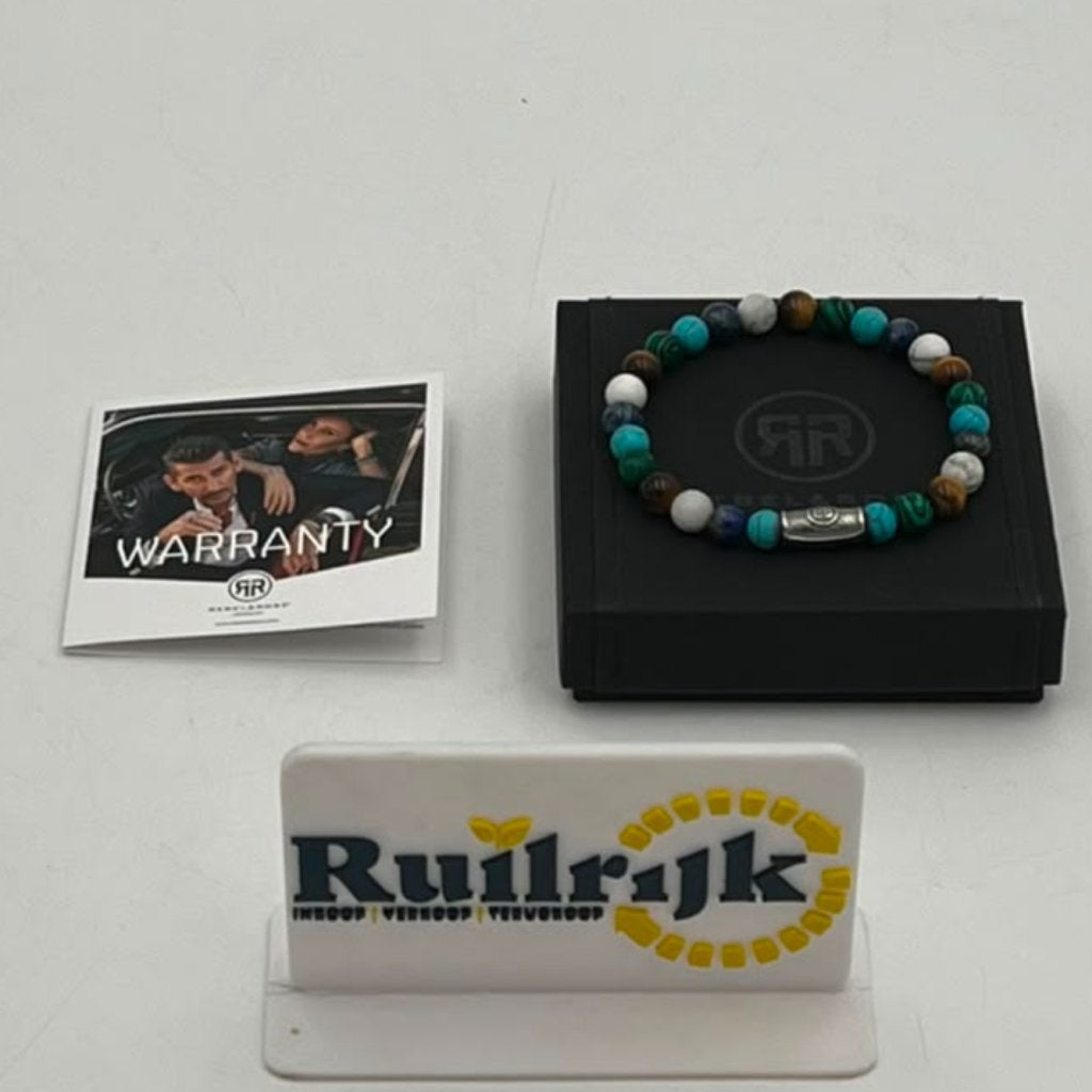 Rebel & Rose armband met kralen blauw groen wit - Nieuw, Sieraden, Tassen en Uiterlijk, Flex Ltd., Nieuw, https://flex.com/contact-us