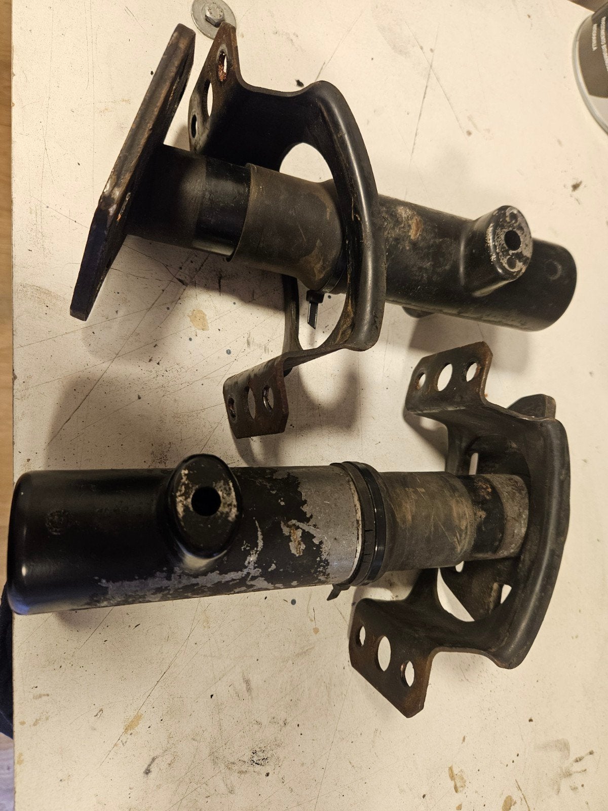 Mercedes R107 Bumper Schokdempers - Gebruikt, Auto-onderdelen, Gebruikt, Mercedes-Benz, Ophalen of Verzenden, Bumper