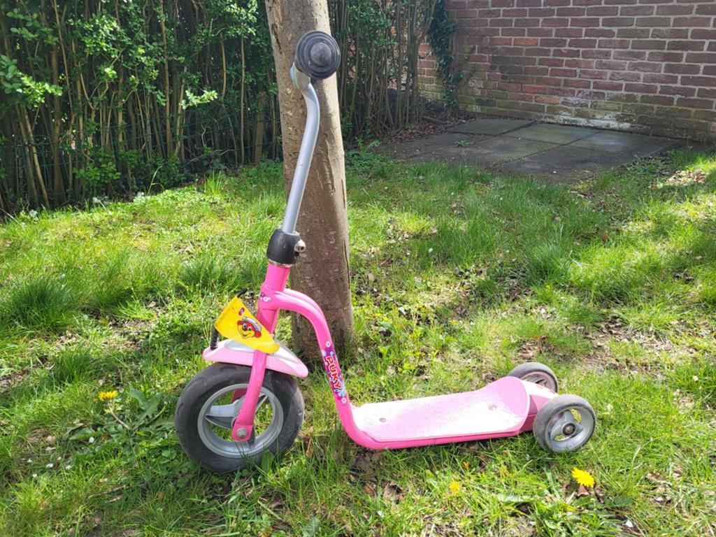 Puky step roze, Ophalen, Gebruikt, Gewone step, Puky