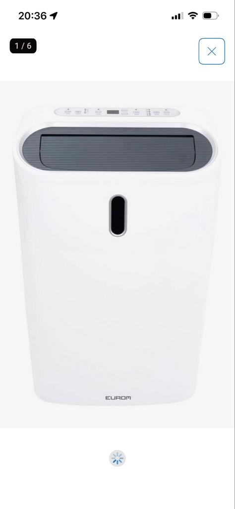 Nieuwe Eurom Polar 16CH mobiele airco, Witgoed en Apparatuur, Airco's, Nieuw, Mobiele airco, 60 tot 100 m³, 3 snelheden of meer