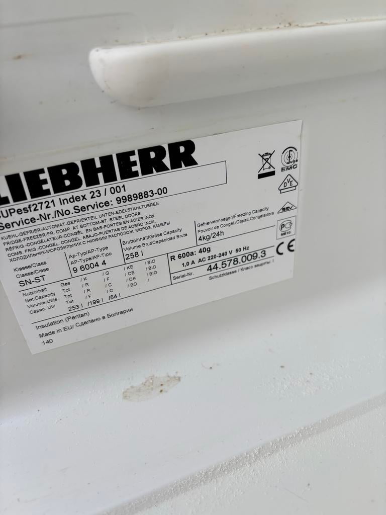 Liebherr koelkast handgrepen, Witgoed en Apparatuur, Onderdelen en Toebehoren, Ophalen, Gebruikt