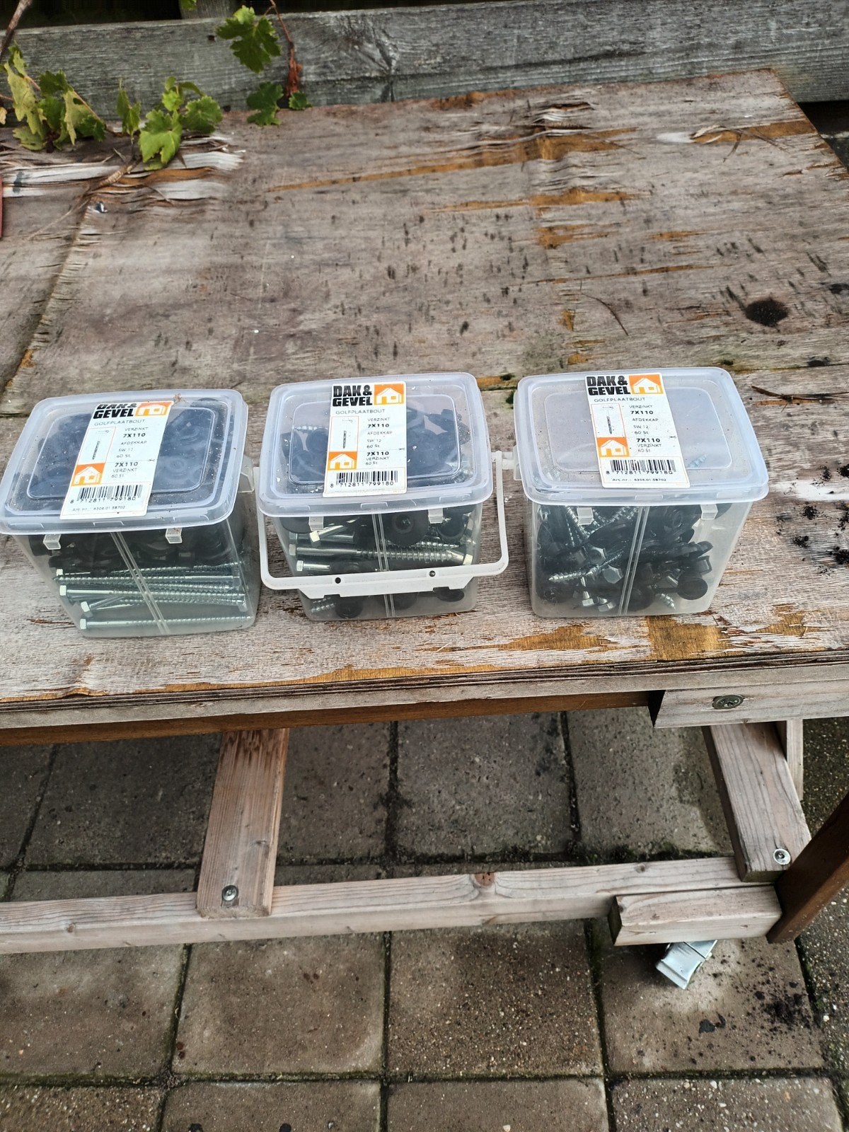 golfplaatbout 3 dozen nieuw, Ophalen, Nieuw, Minder dan 10 meter