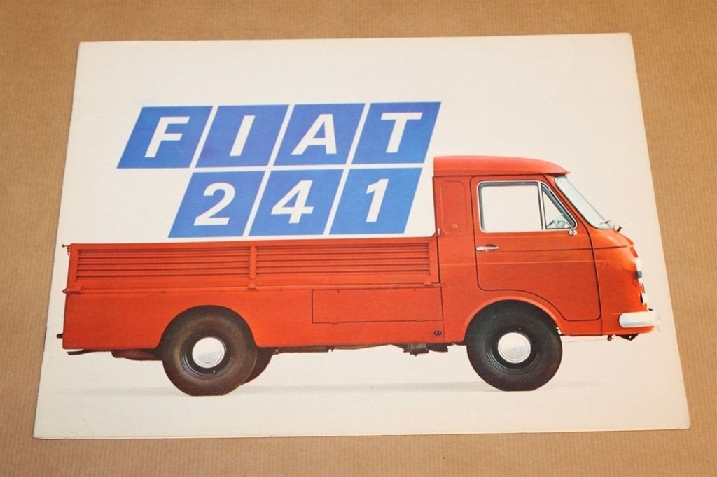 Zeldzame brochure - Fiat 241 [bedrijfswagen] - 1969, Ophalen of Verzenden, Zo goed als nieuw, Overige merken
