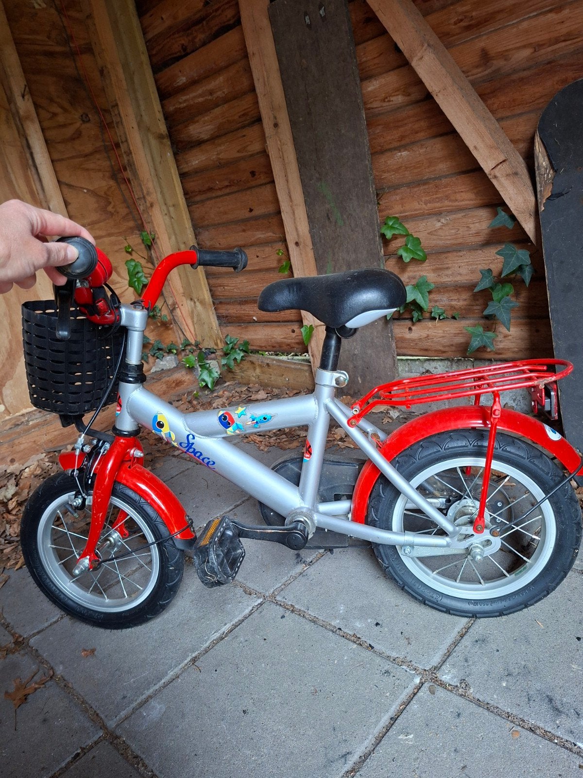 kinderfiets met eventueel zijwieltjes, Ophalen, Gebruikt, Minder dan 16 inch