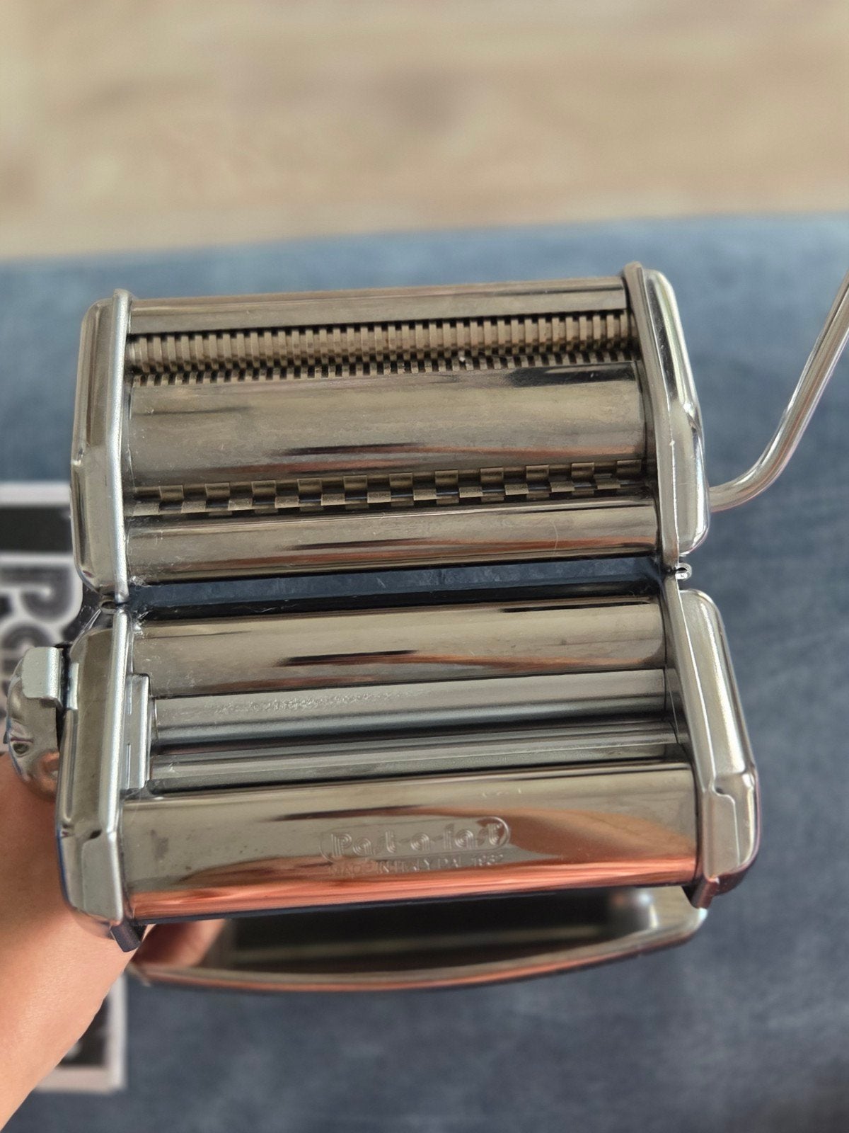Pasta machine, merk Past-a-fast, Witgoed en Apparatuur, Keukenmixers, Minder dan 1 liter, Ophalen of Verzenden, Gebruikt, 1 snelheid