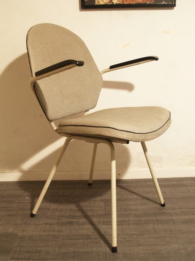 Fifties chair jaren 50 stoel bijzet fauteuil vintage design, Huis en Inrichting, Ophalen, Gebruikt, Overige kleuren, -