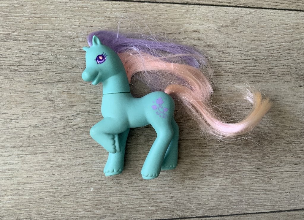 1997 My Little Pony MLP - Blue pearl Toy Horse, Ophalen of Verzenden, Zo goed als nieuw