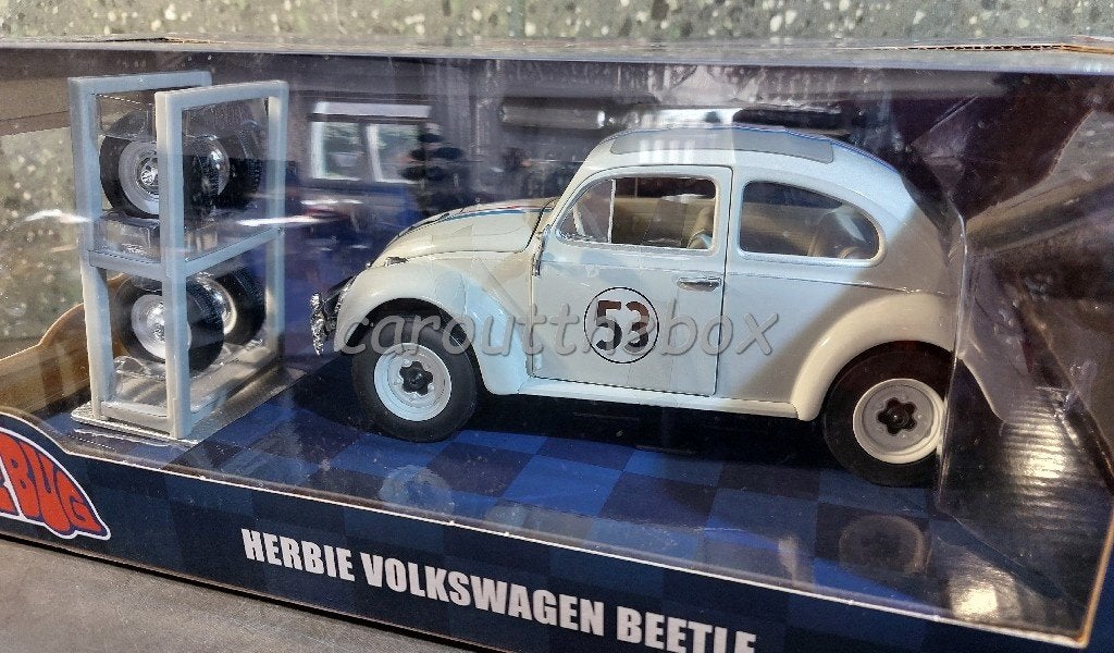 HERBIE Volkswagen Beetle 1:24 Jada 096, Ophalen of Verzenden, Nieuw, Auto, Jada