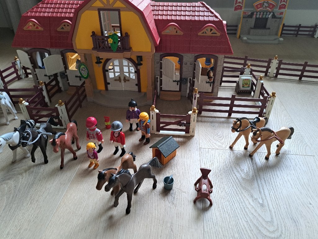 Playmobil paarden, o.a. 5221, 5222, 5224, 6255, 5418, Kinderen en Baby's, Speelgoed | Playmobil, Ophalen of Verzenden, Gebruikt