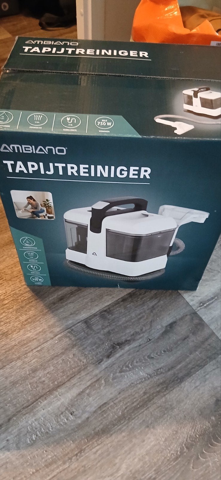 Tapijtreiniger, Doe-het-zelf en Verbouw, Reinigingsmachines, Ophalen, Nieuw