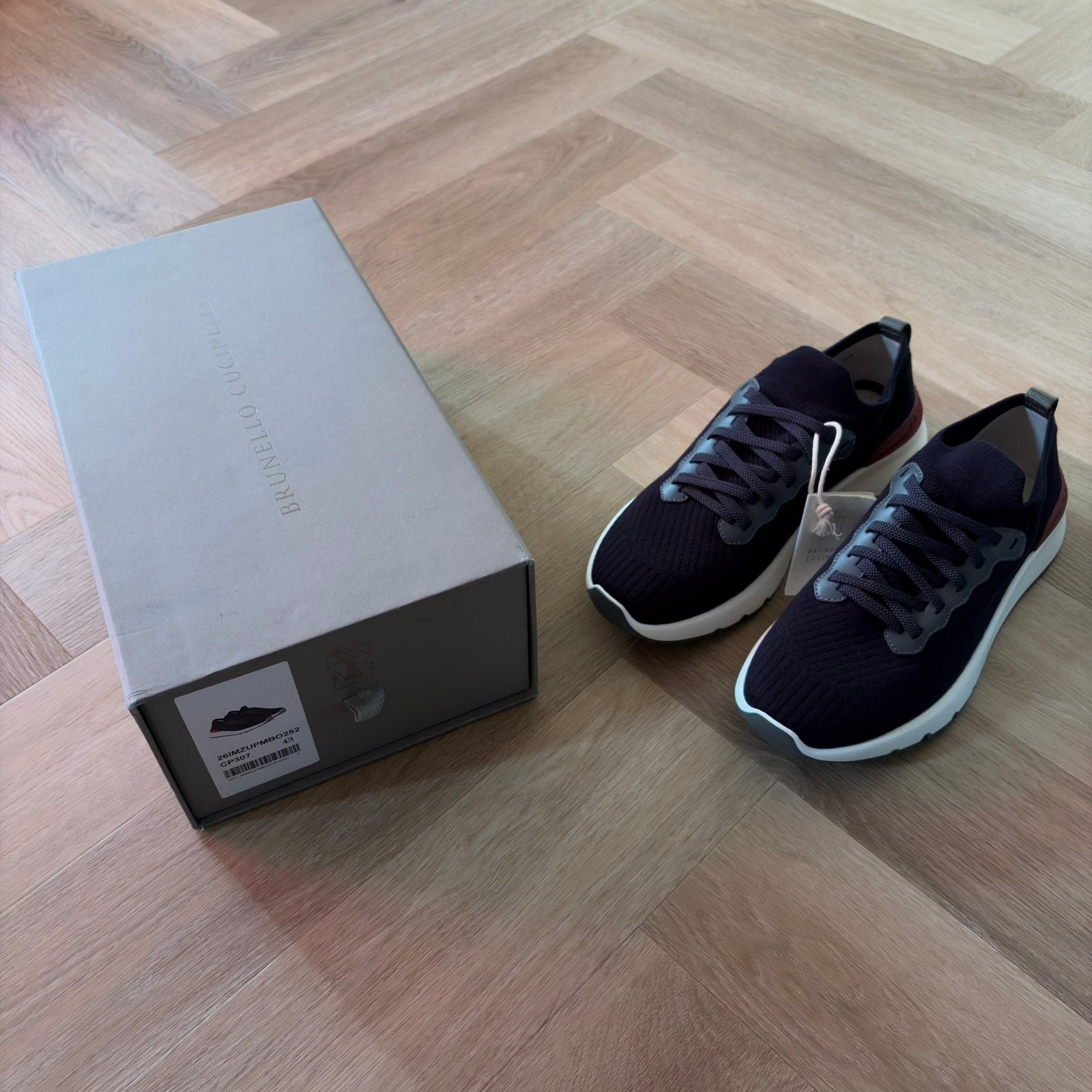 Brunello Cucinelli Sneakers, Ophalen of Verzenden, Zo goed als nieuw, Blauw, Sneakers of Gympen