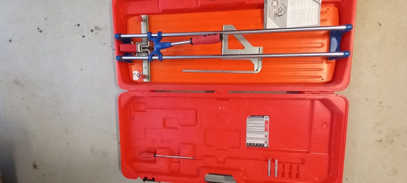 Rubi TS 75 Tegelsnijder, Ophalen of Verzenden, Zo goed als nieuw, Snijgereedschap, Rubi